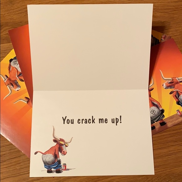 💚 3 for $15 💚  -  Set of 5 Tree Free Greetings Cards You Crack Me Up - Picture 4 of 16